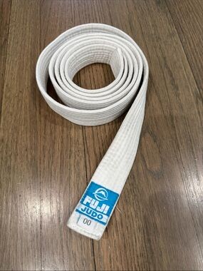 Kids White Judo Belt - Size 00
